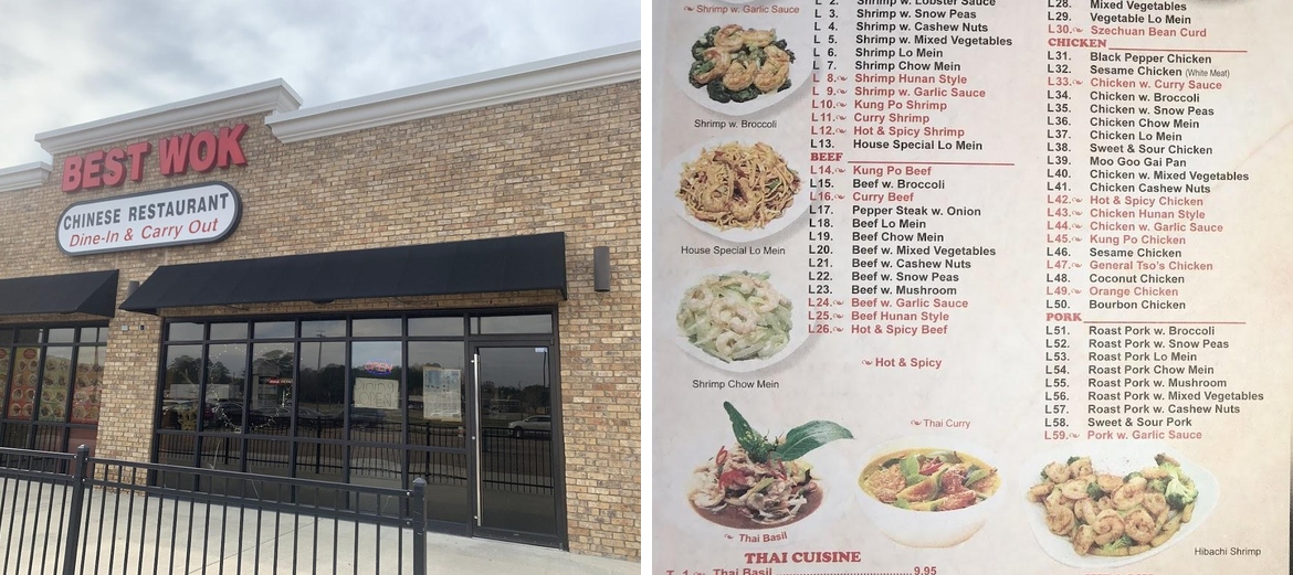 Best Wok Menu